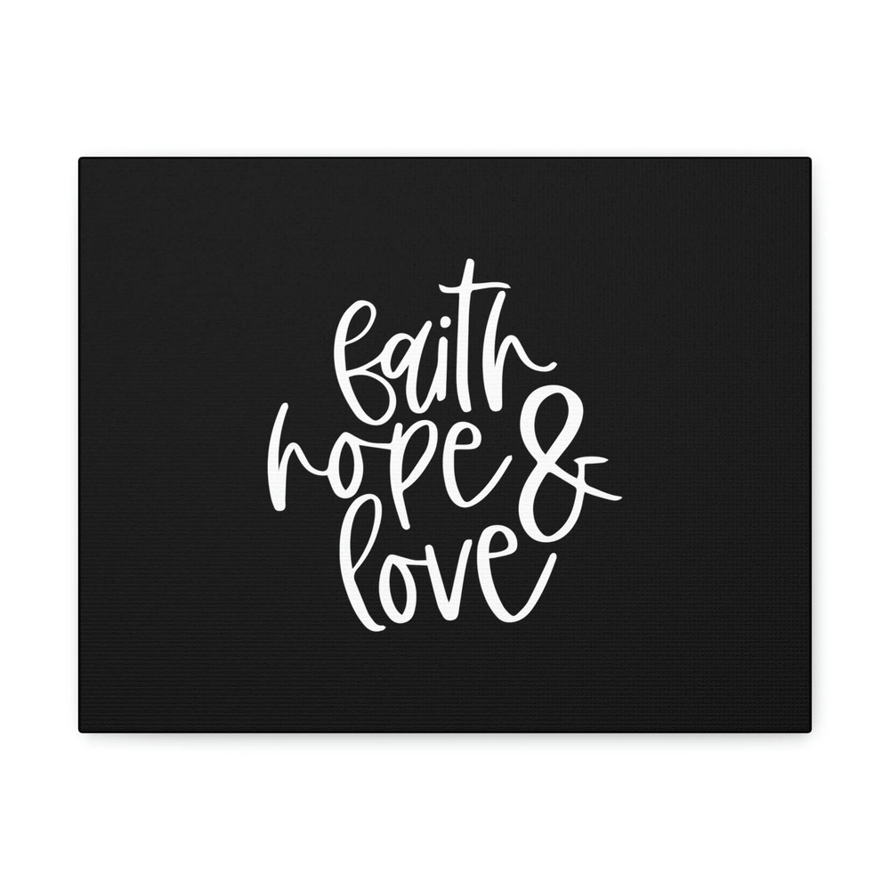 Scripture Walls Faith, Hope And Love 1 Corinthians 13:13 White Christian Wall